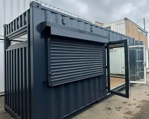20ft x 8ft Custom Shipping Container Conversion – Portable Building
