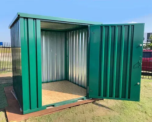 3M X 2.1M Flat Pack Storage Container