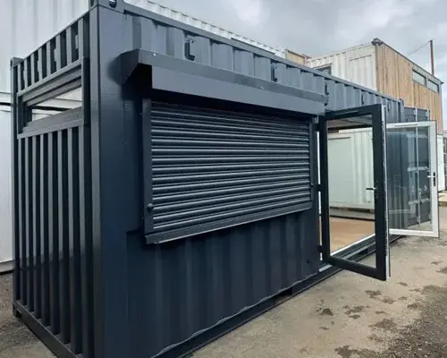 20ft x 8ft Custom Shipping Container Conversion – Portable Building2