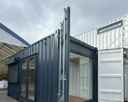 20ft x 8ft Custom Shipping Container Conversion – Portable Building v2