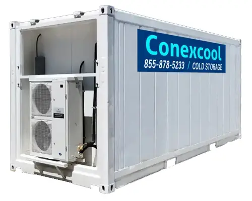 Single-Phase 20ft Refurbished Refrigerated Container Low Temp