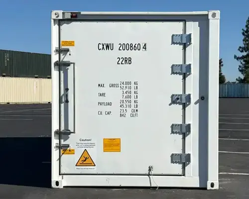 20ft Blast Freezer Container -40°F to 70°F